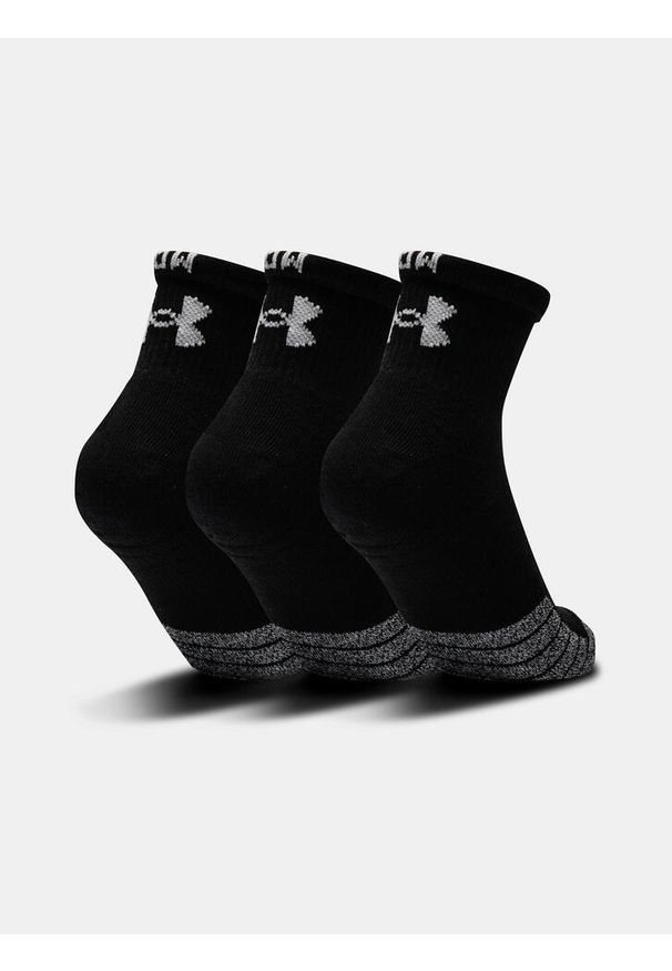 Skarpety unisex Under Armour Heatgear Quarter 3pk. Kolor: czarny. Sport: bieganie