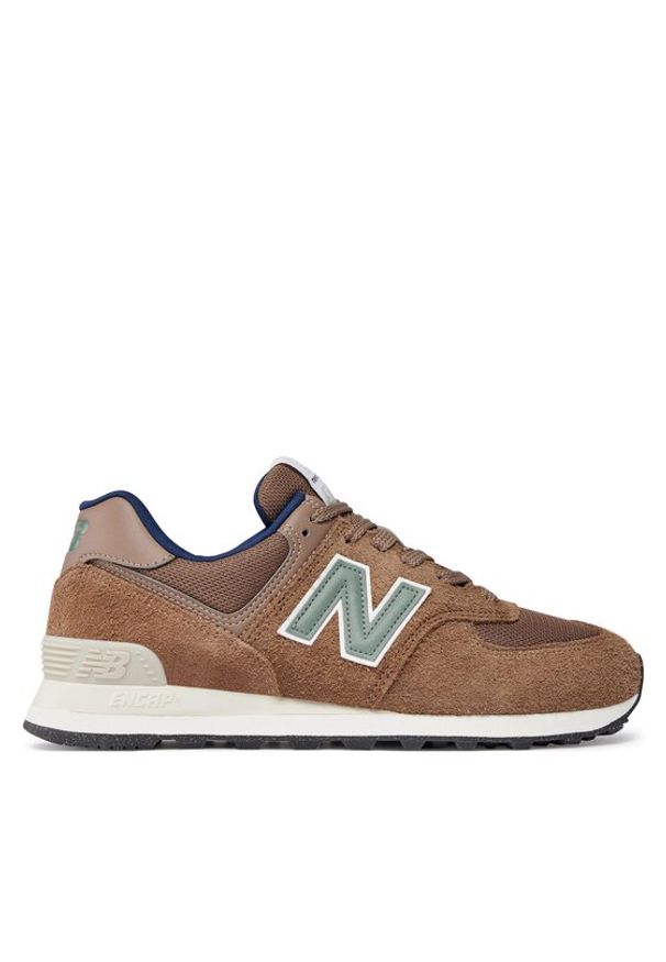 New Balance Sneakersy U574SBB Brązowy. Kolor: brązowy. Materiał: materiał. Model: New Balance 574