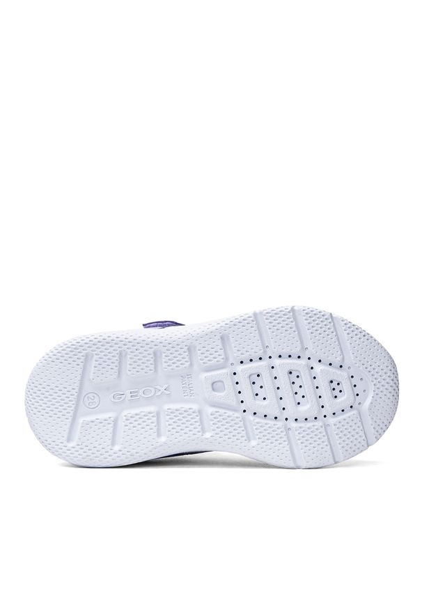 Geox - Sneakersy dziecięce fioletowe GEOX J Sprintye Girl. Kolor: fioletowy. Materiał: materiał. Sport: bieganie