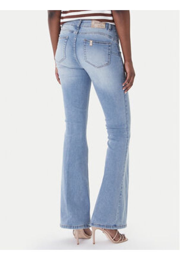 Liu Jo Jeansy UA6015 D0318 Niebieski Flare Fit. Kolor: niebieski