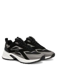 Calvin Klein Sneakersy Hike Runner Ck Stripe Mix Ny-Su HM0HM02220 Czarny. Kolor: czarny. Materiał: materiał #3