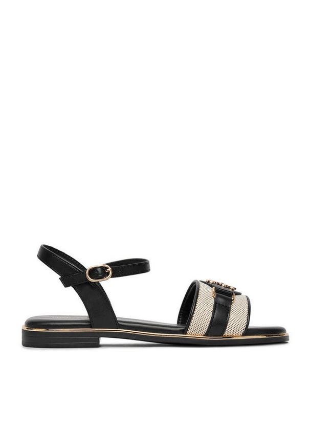 Nine West Klapki CEO-6165-33 Czarny. Kolor: czarny. Materiał: materiał