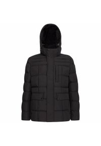 Geox - Kurtka GEOX M HILSTONE Czarny. Kolor: czarny. Materiał: tkanina