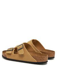 Birkenstock Klapki 1029170 Beżowy. Kolor: beżowy. Materiał: skóra