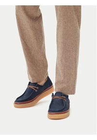 Clarks Mokasyny Clarkwood Moc 26176871 Granatowy. Kolor: niebieski. Materiał: nubuk, skóra #4