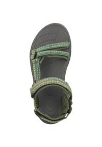 Buty do chodzenia damskie Teva Terra FI Lite. Zapięcie: rzepy. Kolor: zielony. Materiał: materiał, syntetyk. Sport: turystyka piesza