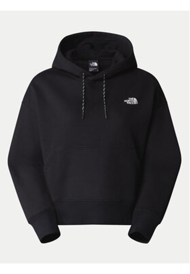 The North Face Bluza NF0A87FK Czarny Regular Fit. Kolor: czarny. Materiał: bawełna, syntetyk