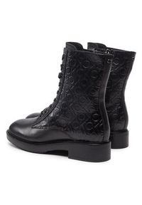 Calvin Klein Botki Rubber Sole Combat Boot HW0HW01292 Czarny. Kolor: czarny. Materiał: skóra #4