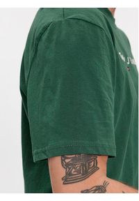 Tommy Jeans T-Shirt Linear Logo DM0DM17993 Zielony Regular Fit. Kolor: zielony. Materiał: bawełna #2