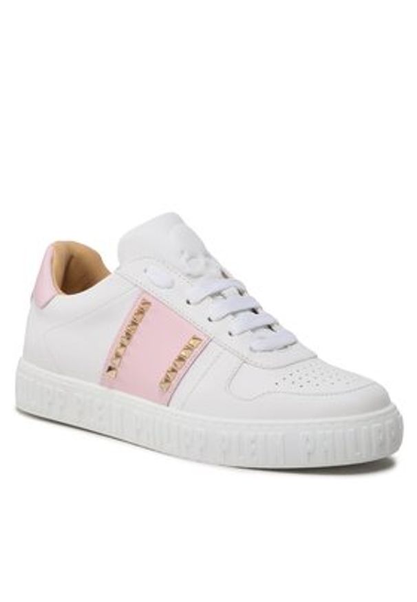 Philipp Plein - PHILIPP PLEIN Sneakersy Studs AABS USC0183 PLE010N Biały. Kolor: biały. Materiał: skóra