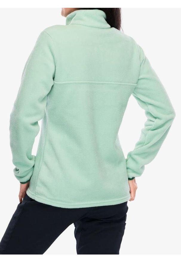 columbia - Bluza damska bez kaptura Columbia Benton Springs Half Snap Pull Over II. Typ kołnierza: bez kaptura. Kolor: zielony. Styl: sportowy. Sport: turystyka piesza