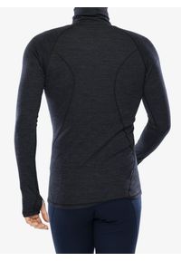 SENSOR - Męska koszulka z długim rękawem Baselayer Merino Bold Outdoor Roll Neck. Kolor: szary. Materiał: wełna, prążkowany, dzianina. Długość rękawa: długi rękaw. Długość: długie. Sport: turystyka piesza, outdoor