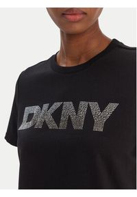 DKNY Sport T-Shirt DP6T1557 Czarny Relaxed Fit. Kolor: czarny. Materiał: bawełna. Styl: sportowy #3