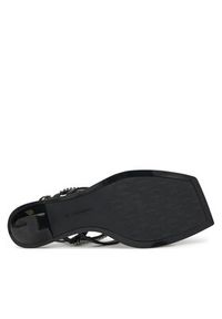 Karl Lagerfeld - KARL LAGERFELD Sandały Karmel KL33625 Czarny. Kolor: czarny. Materiał: skóra #5