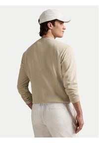 Polo Ralph Lauren Bluza 710916689025 Beżowy Regular Fit. Typ kołnierza: polo. Kolor: beżowy. Materiał: bawełna #2