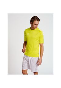 Koszulka sportowa męska Hummel Core XK Poly T-Shirt S/S. Kolor: żółty. Sezon: lato