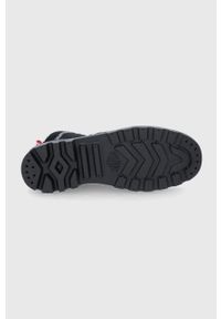 Palladium Trampki kolor czarny. Nosek buta: okrągły. Zapięcie: sznurówki. Kolor: czarny. Materiał: guma. Szerokość cholewki: normalna #4