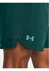 Under Armour Szorty sportowe Ua Vanish Woven 6In Shorts 1373718-449 Zielony Fitted Fit. Kolor: zielony. Materiał: syntetyk. Styl: sportowy