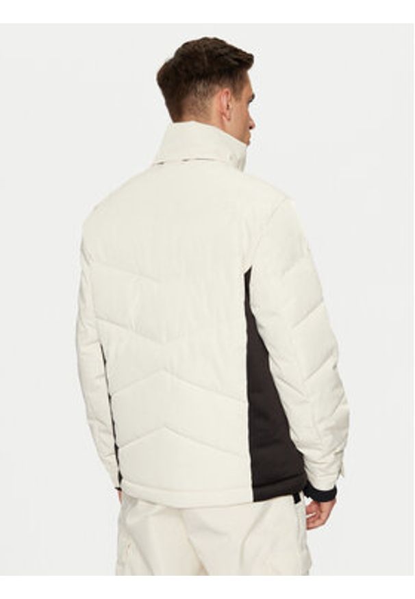 Guess Kurtka narciarska M4PL3U WH0K0 Écru Regular Fit. Kolor: kremowy. Materiał: syntetyk. Sport: narciarstwo