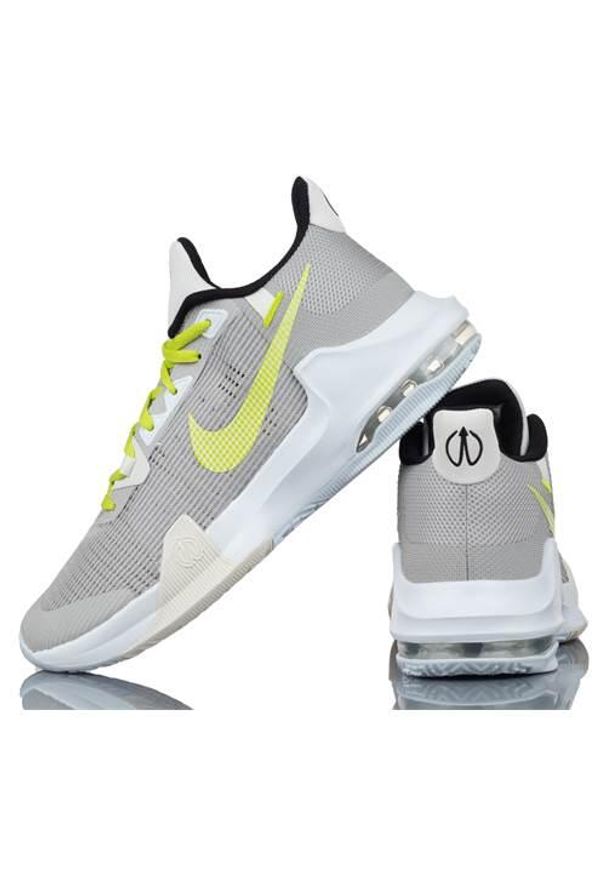 Buty do chodzenia męskie Nike Air Max Impact 3. Zapięcie: sznurówki. Kolor: szary, wielokolorowy. Materiał: materiał, tkanina, syntetyk. Szerokość cholewki: normalna. Model: Nike Air Max. Sport: turystyka piesza
