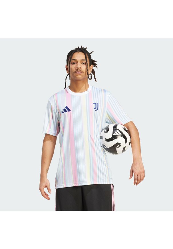 Adidas - Koszulka Juventus 25/26 Pre-Match. Kolor: biały. Sport: piłka nożna