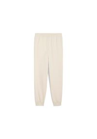 Spodnie Dresowe Puma Ess Script Fl G Dzieci. Kolor: biały. Materiał: dresówka #2