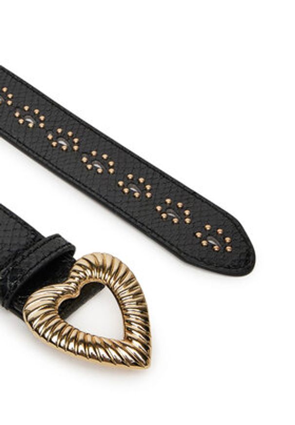 Morgan Pasek Damski 251-3COCO Czarny. Kolor: czarny. Materiał: skóra