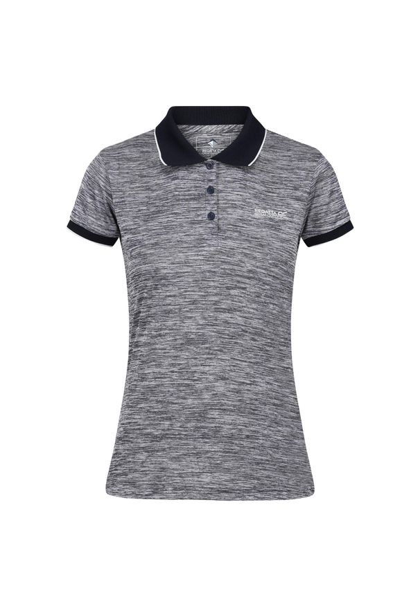 Regatta - Damska Koszulka Polo Remex II. Typ kołnierza: polo. Kolor: niebieski. Styl: sportowy