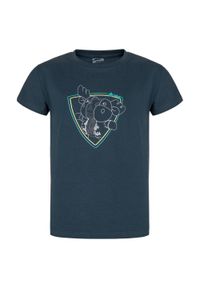 Chłopięcy bawełniany t-shirt Kilpi ALBION-JB. Kolor: niebieski. Materiał: bawełna