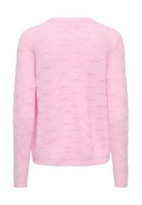 only - ONLY Sweter 15234745 Różowy Regular Fit. Kolor: różowy. Materiał: syntetyk #4