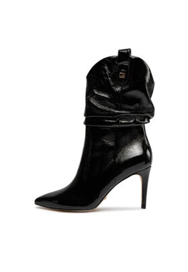 Guess Botki Benisa FL8BEA SUE10 Czarny. Kolor: czarny. Materiał: skóra