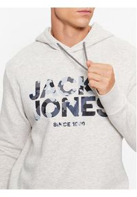 Jack & Jones - Jack&Jones Bluza James 12235338 Szary Regular Fit. Kolor: szary. Materiał: syntetyk #4