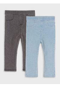 Sinsay - Jeansy 2 pack - niebieski. Kolor: niebieski. Materiał: jeans #1