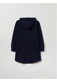 OVS Sukienka dzianinowa 1616198 Granatowy Regular Fit. Kolor: niebieski. Materiał: bawełna