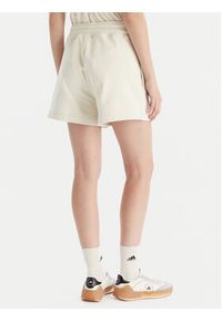 Adidas by Stella McCartney - adidas by Stella McCartney Szorty sportowe True Casuals JX6786 Beżowy Loose Fit. Kolor: beżowy. Materiał: bawełna #3
