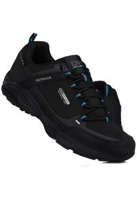 Buty męskie trekking DK PREDATOR LOW. Kolor: czarny, niebieski, wielokolorowy. Sport: turystyka piesza