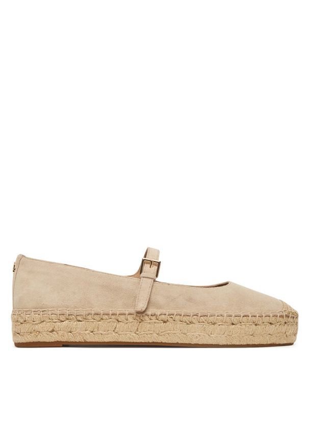 Lauren Ralph Lauren - LAUREN RALPH LAUREN Espadryle 802P06401001 Beżowy. Kolor: beżowy. Materiał: zamsz, skóra
