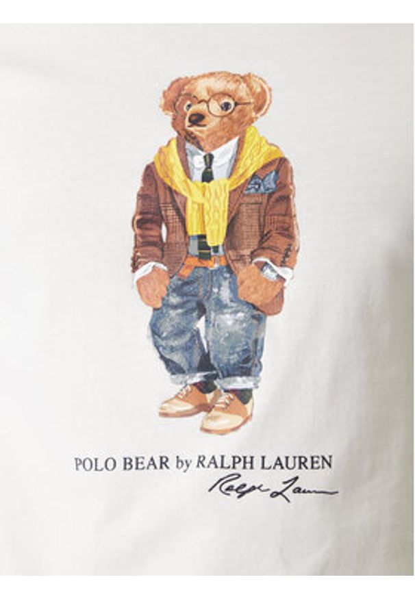 Polo Ralph Lauren T-Shirt 710P07346001 Biały Regular Fit. Typ kołnierza: polo. Kolor: biały. Materiał: bawełna