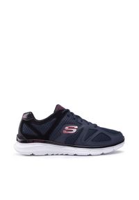 skechers - Skechers Sneakersy Flash Point 58350/NVBK Granatowy. Kolor: niebieski. Materiał: materiał