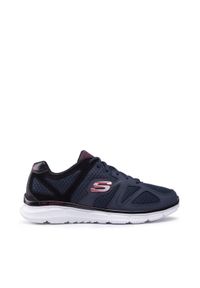 skechers - Skechers Buty Flash Point 58350/NVBK Granatowy. Kolor: niebieski. Materiał: materiał