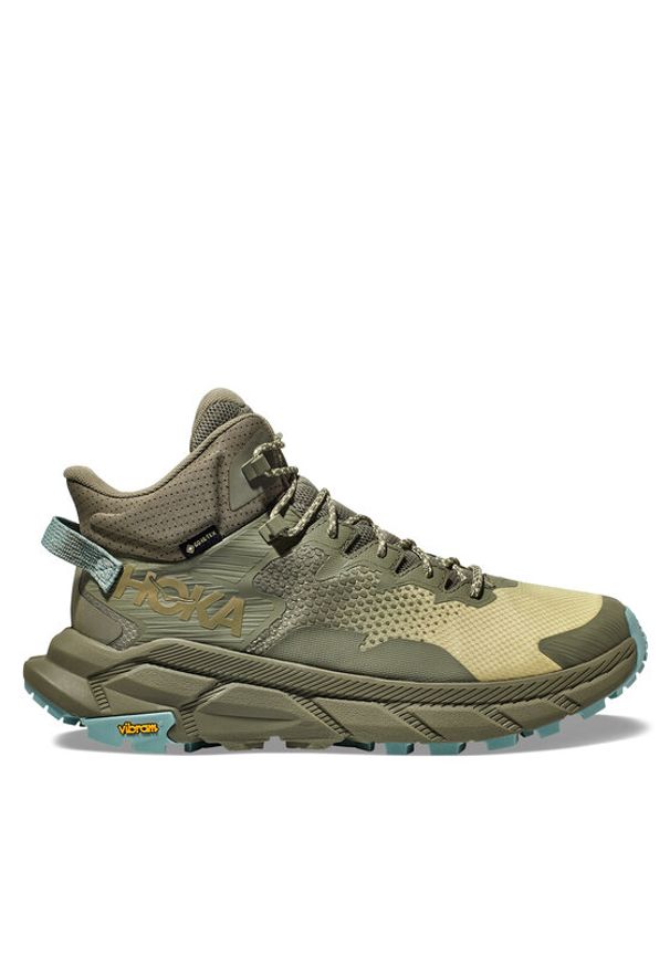 HOKA - Hoka Trekkingi Trail Code Gtx GORE-TEX 1123165 Zielony. Kolor: zielony. Technologia: Gore-Tex. Sport: turystyka piesza