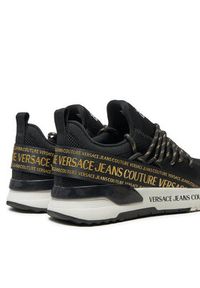 Versace Jeans Couture Sneakersy 76VA3SA8 Czarny. Kolor: czarny. Materiał: materiał #4
