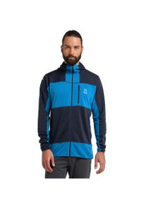 Haglöfs - Bluza techniczna męska ROC Spitz Mid Hood. Kolor: niebieski
