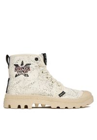 Palladium Trapery Pampa Demodog 74497-180-M Biały. Kolor: biały. Materiał: materiał #1