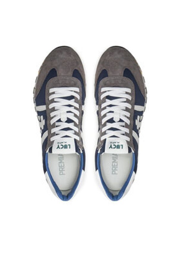 Premiata Sneakersy Lucy 7089 Granatowy. Kolor: niebieski. Materiał: materiał