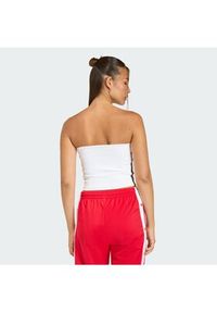 Adidas - adidas Top 3-Stripes KD6235 Biały Slim Fit. Kolor: biały. Materiał: syntetyk #4