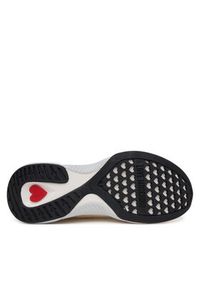 Love Moschino - LOVE MOSCHINO Sneakersy JA15475G0MIY210A Biały. Kolor: biały. Materiał: skóra #4