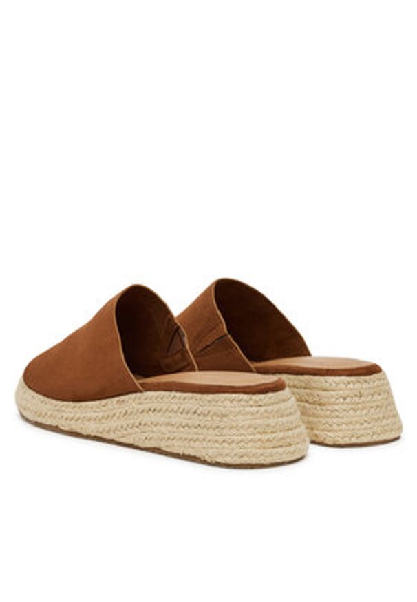 ONLY Shoes Espadryle 15341286 Brązowy. Kolor: brązowy. Materiał: skóra
