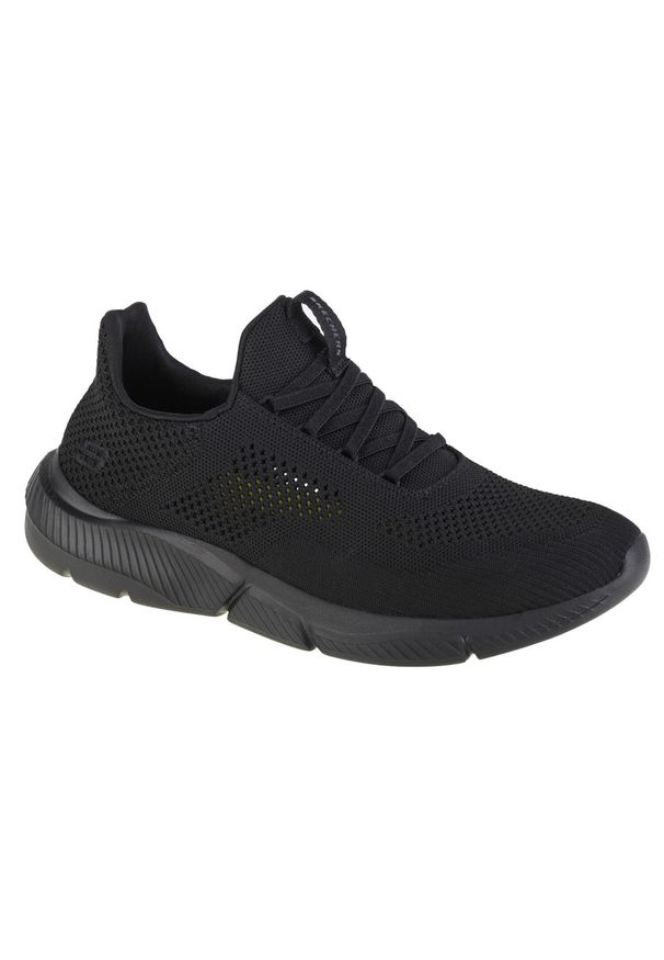 skechers - Buty sportowe Sneakersy męskie, Ingram-Brexie. Kolor: czarny. Sport: turystyka piesza