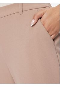 Vero Moda Chinosy Sara 10299871 Beżowy Straight Fit. Kolor: beżowy. Materiał: syntetyk